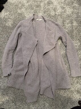 UGG size medium Cozy Open-Front Women’s Sweater Cardigan - Light Gray